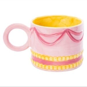 FROSTED PINK CAKE COFFEE MUG